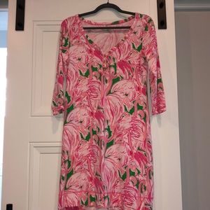 Lilly Pulitzer Pink Colony Palmetto Dress